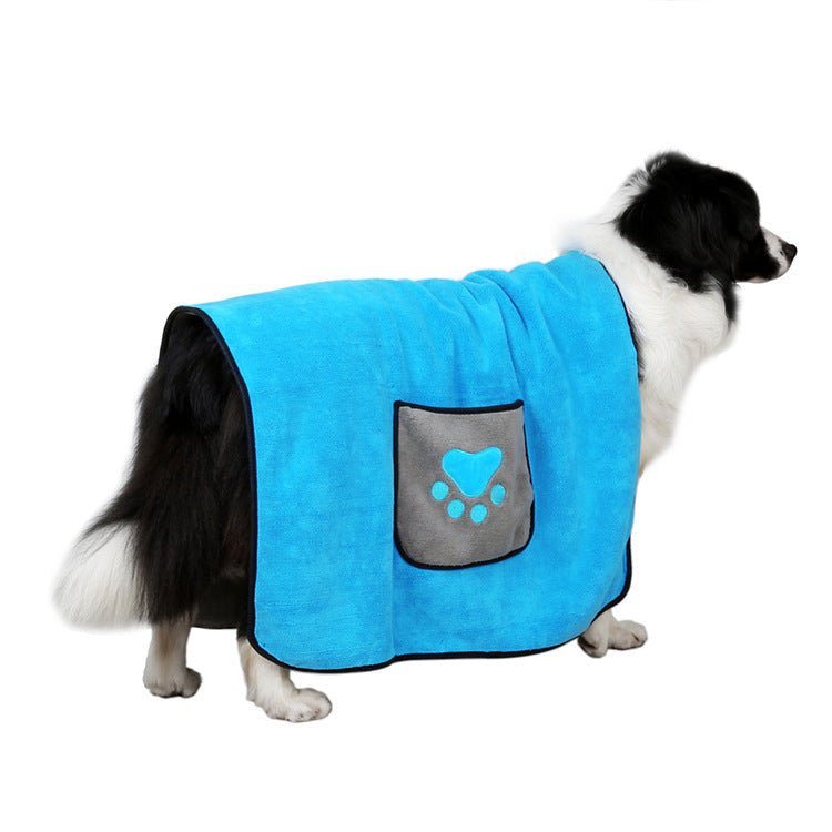 Pet Bath Towel Blanket for Fast, Cozy Post-Bath Drying