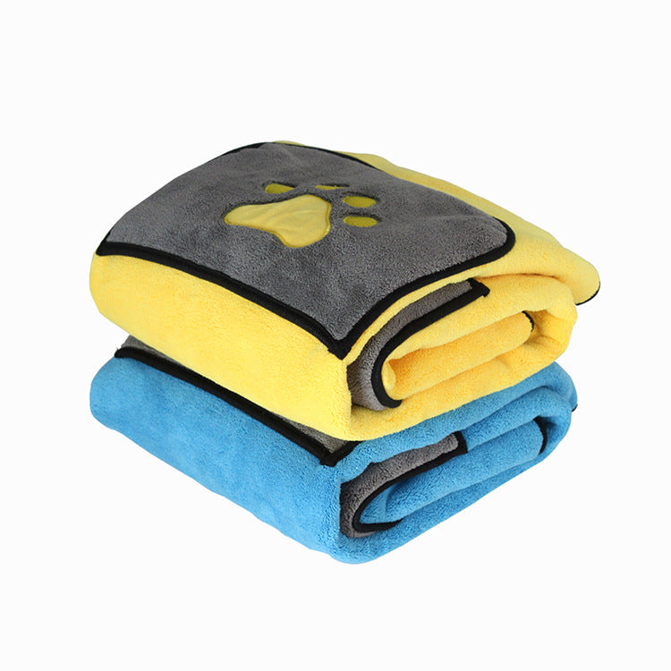 Pet Bath Towel Blanket for Fast, Cozy Post-Bath Drying