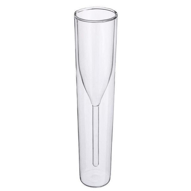 Double Wall Champagne Flutes for Weddings & Toasts