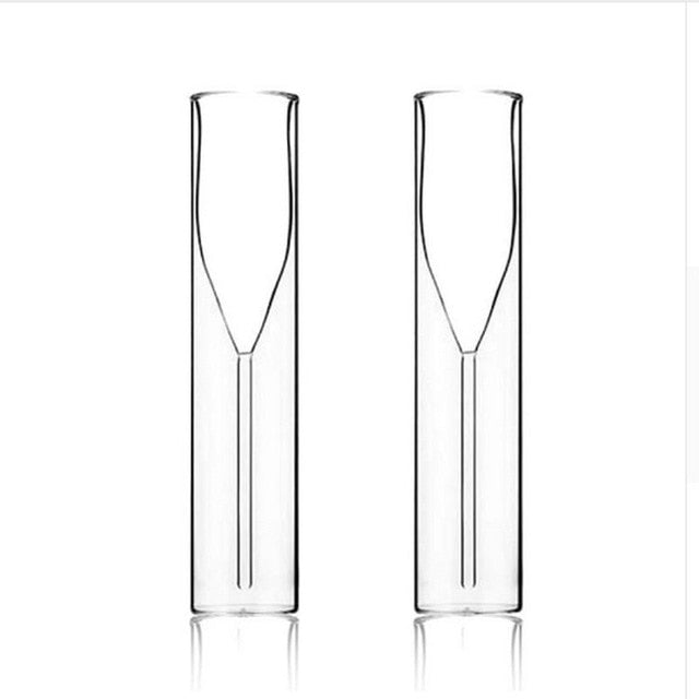 Double Wall Champagne Flutes for Weddings & Toasts
