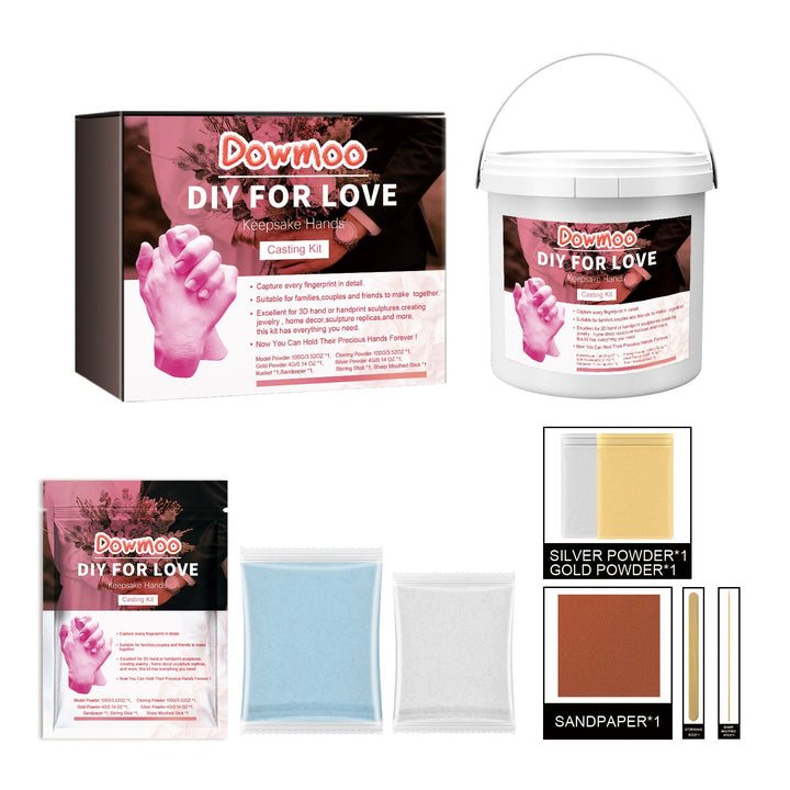 DIY Hand Casting Kit for Smooth 3D Keepsake Memories
