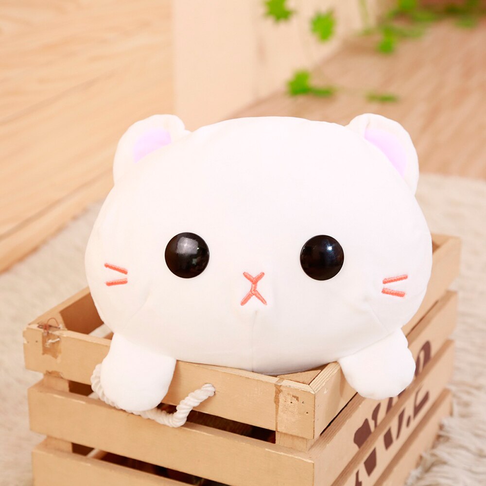 Kitten Hand Pillow Plush Toy for Cozy Reading Comfort