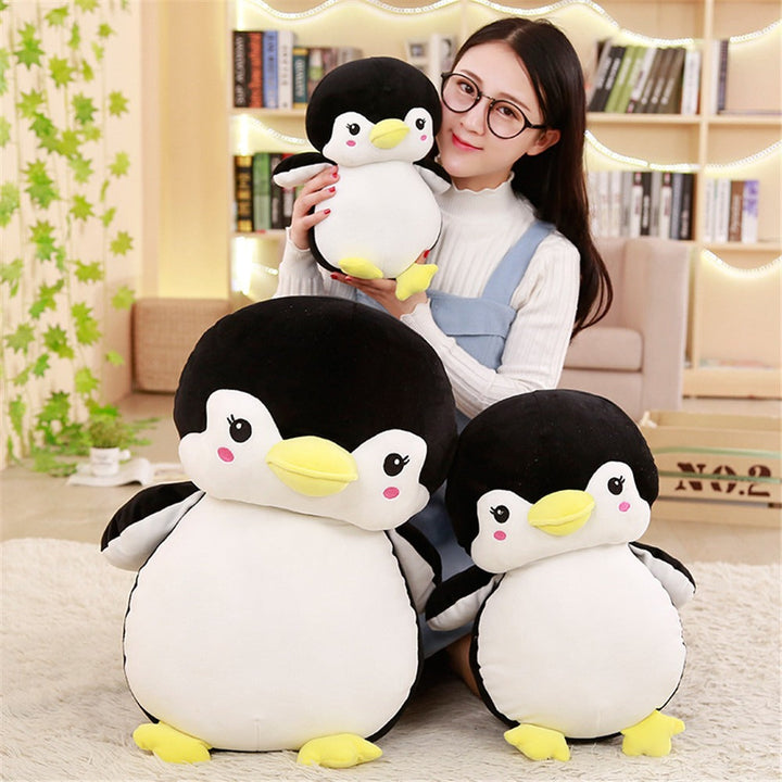 Penguin Plush Pillow – Oversized Cuddle Companion