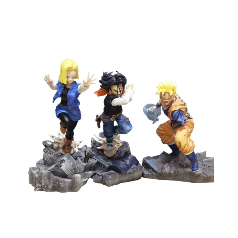 Dragon Ball Figurine Set for Dynamic Anime Displays