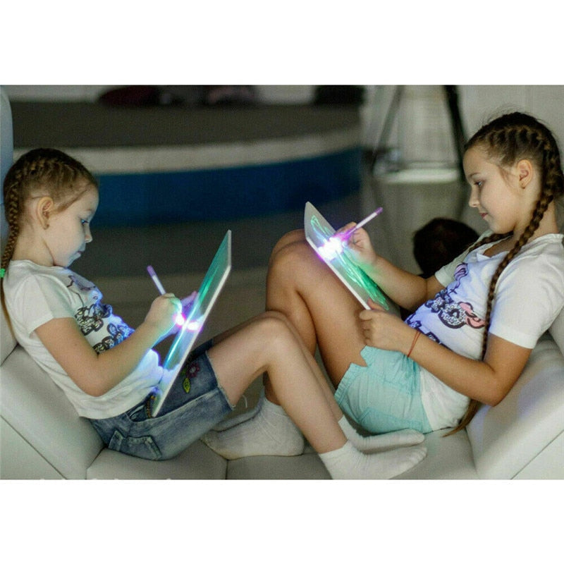 Glow Drawing Board for Kids That Draws in the Dark