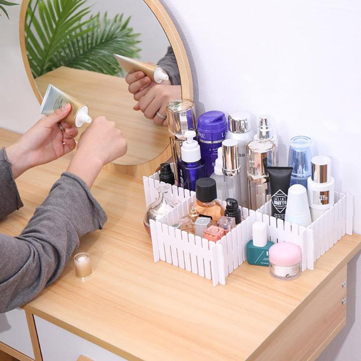 Adjustable Drawer Dividers 4pc - DIY Grid Organizer Panels