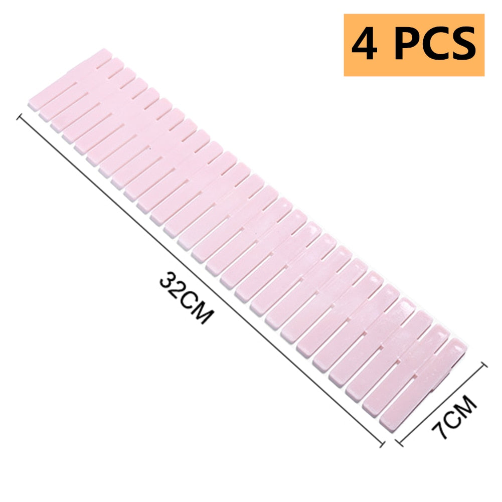 Adjustable Drawer Dividers 4pc - DIY Grid Organizer Panels
