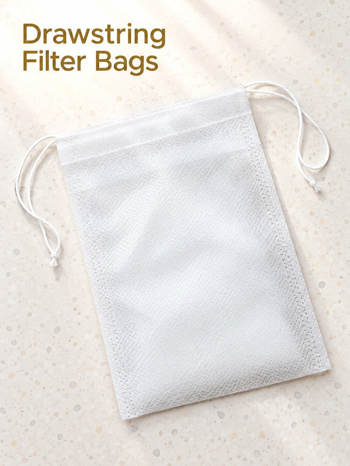 Drawstring Non-Woven Herbal Decoction Bags, Pack of 100