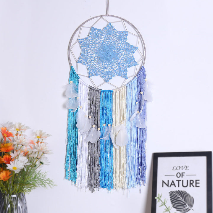 Dream Catcher Ornament for Calm Bohemian Bedroom Decor
