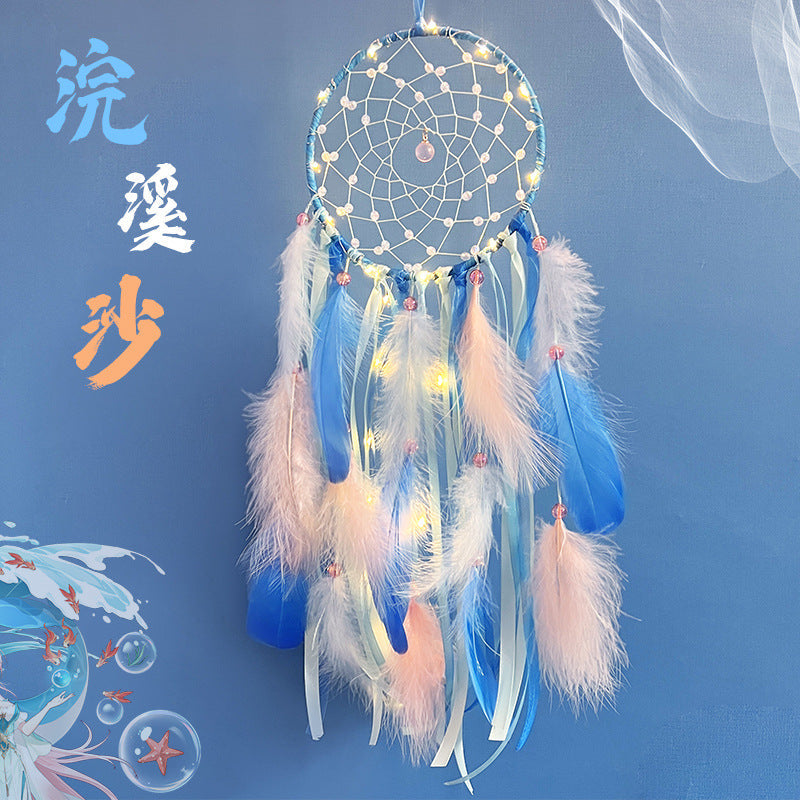 Dreamcatcher Wall Decor for Whimsical Bedroom Style
