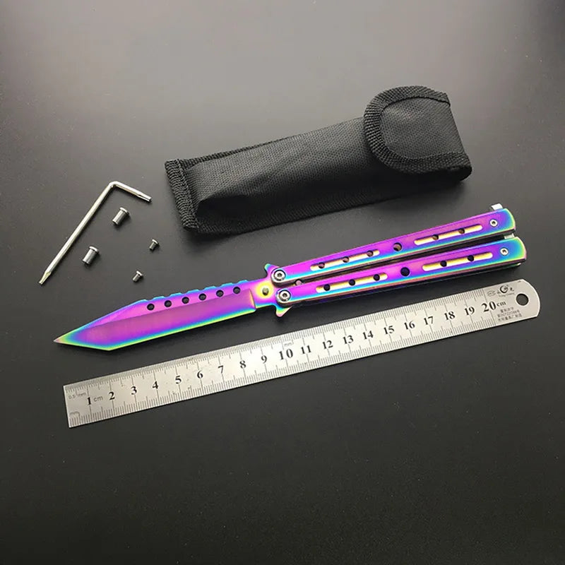 Butterfly Training Knife: Dull Practice Flipper Kit