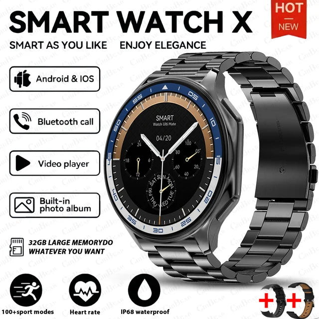 Smartwatch with Bluetooth Calling & Offline Music Playback