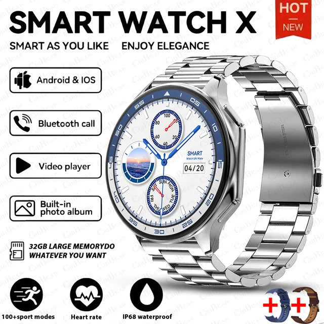 Smartwatch with Bluetooth Calling & Offline Music Playback