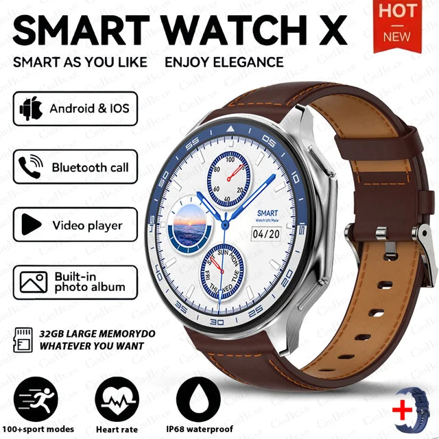 Smartwatch with Bluetooth Calling & Offline Music Playback