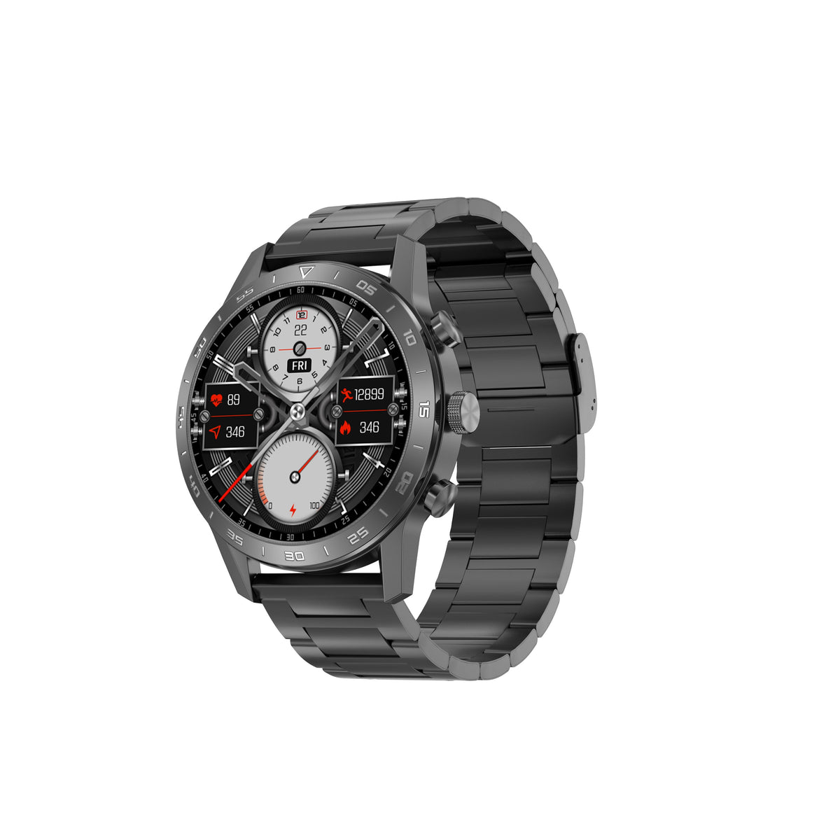 Men's Smartwatch with Heart Rate & Blood Oxygen Tracking
