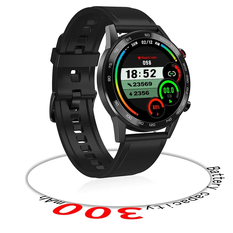 Fitness Smartwatch with Heart Rate and Interchangeable Straps