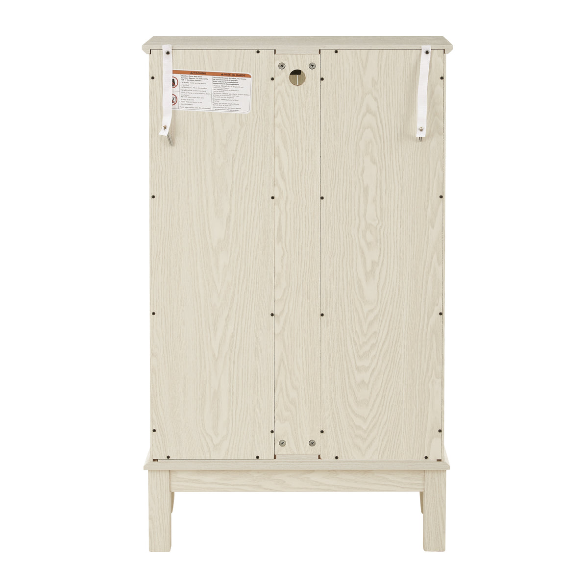 Dual Glass Door Curio Cabinet with Mirror Back