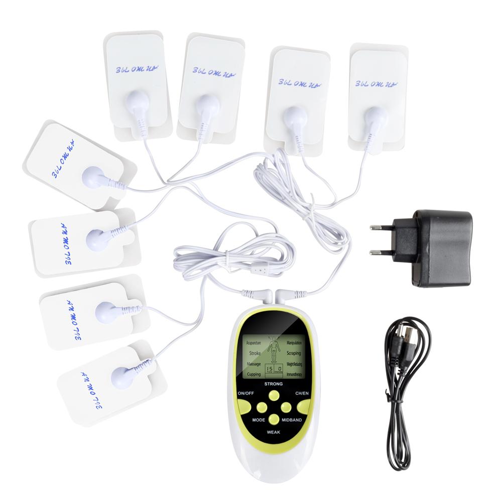 TENS Muscle Stimulator with 8 Pads for Home Relief