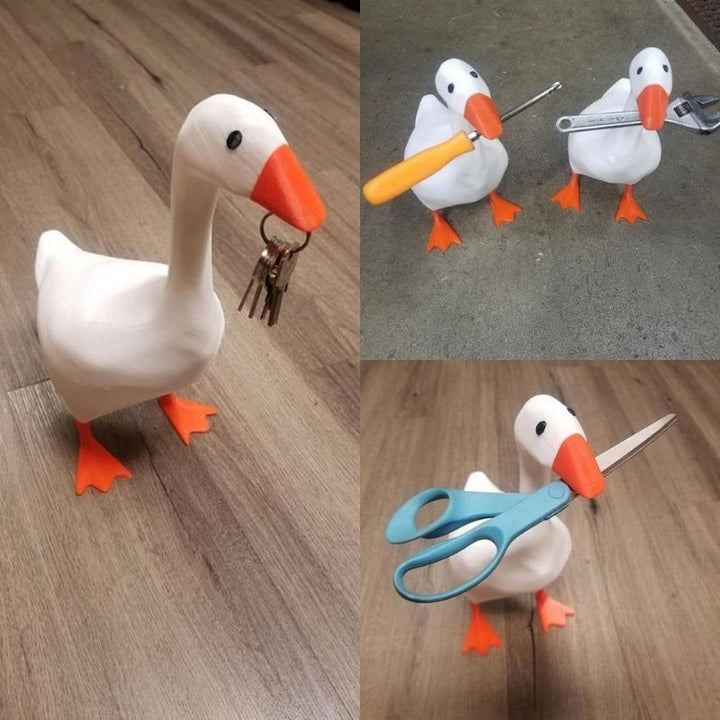 Magnetic Goose Key Holder for Playful Organization