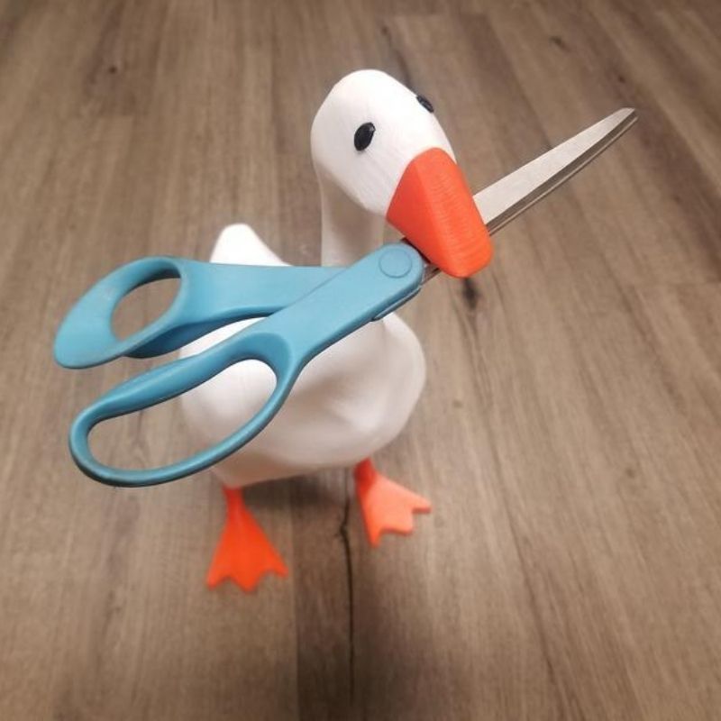 Magnetic Goose Key Holder for Playful Organization