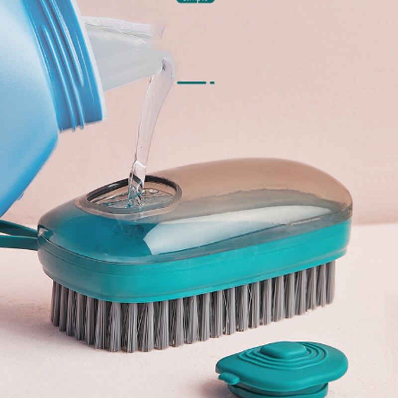 Soap Dispensing Cleaning Brush for Laundry & Dishes