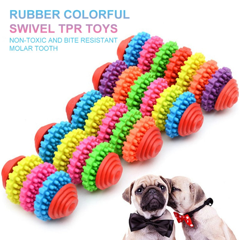 Rubber Dog Chew Toy for Gum Massage & Boredom Relief