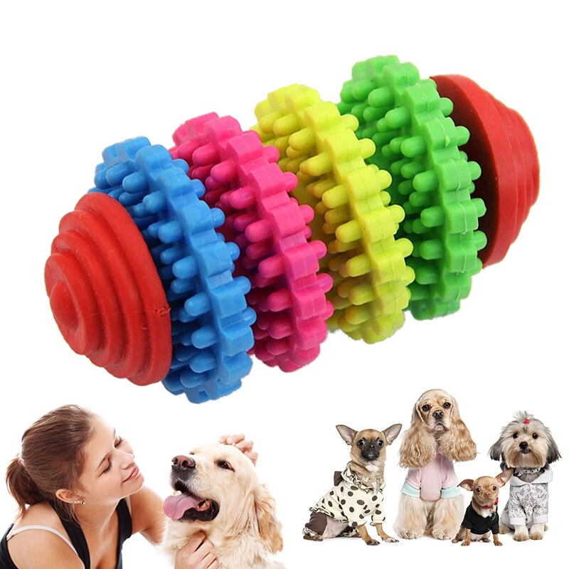 Rubber Dog Chew Toy for Gum Massage & Boredom Relief
