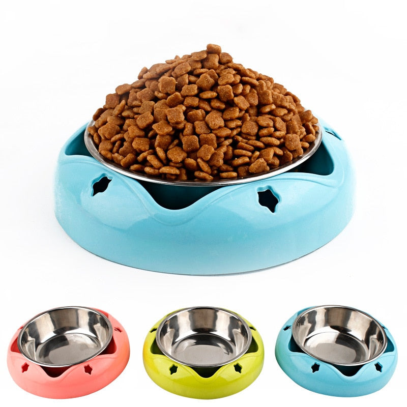 Stainless Steel Pet Bowl With Non-Slip Base for Cats