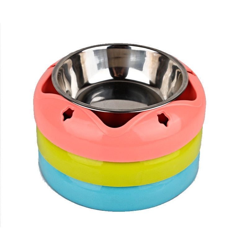 Stainless Steel Pet Bowl With Non-Slip Base for Cats