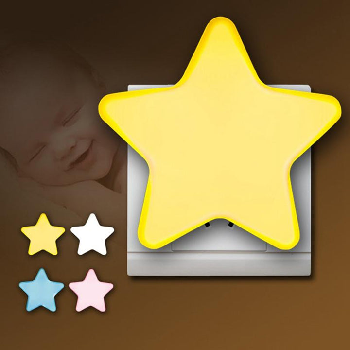 Baby Star Night Light for Nursery, Plug-In Soft Glow