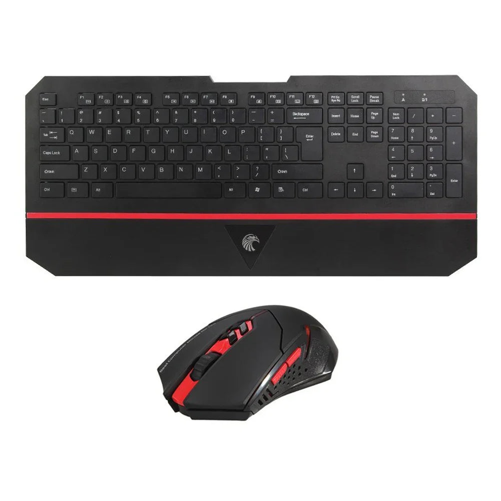 Wireless Keyboard and Mouse Combo with Numeric Keypad