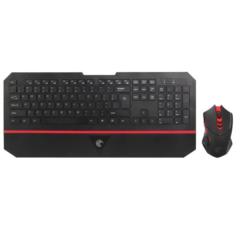 Wireless Keyboard and Mouse Combo with Numeric Keypad