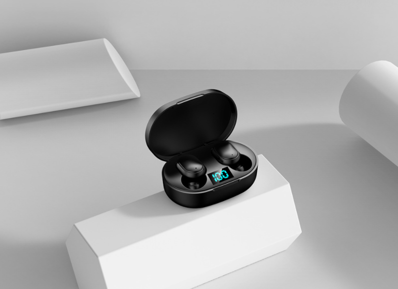 Bluetooth 5.0 Wireless Earbuds with LED Battery Display