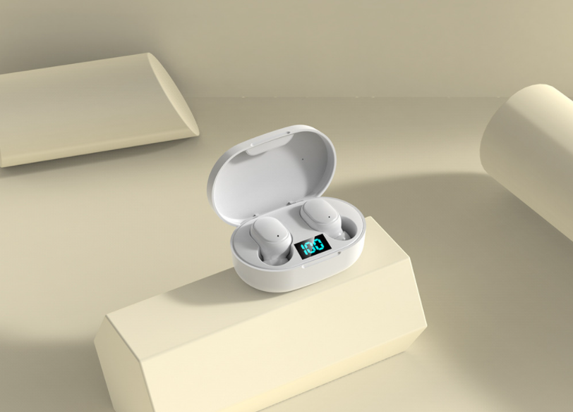 Bluetooth 5.0 Wireless Earbuds with LED Battery Display