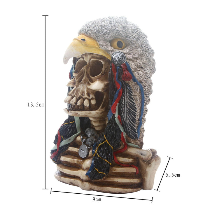Eagle Skull Figurine for Distinctive Gothic Home Decor