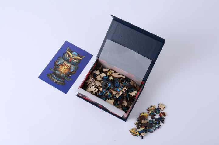 Colorful Wooden Animal Puzzle for Decorative Artwork