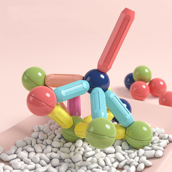Magnetic Building Blocks for Creative STEM Learning