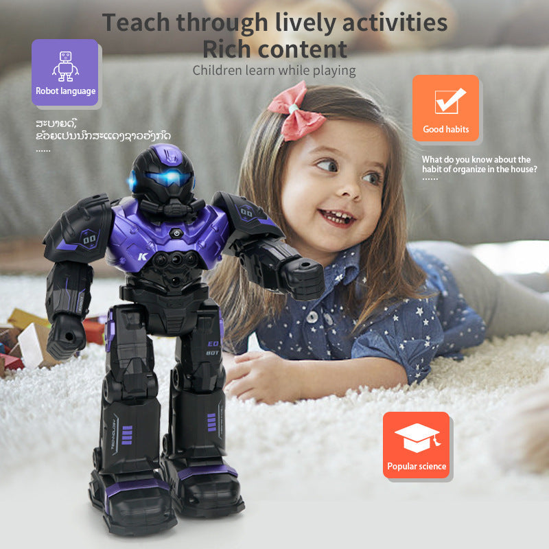 Interactive Robot Toy for Screen-Free Learning Play