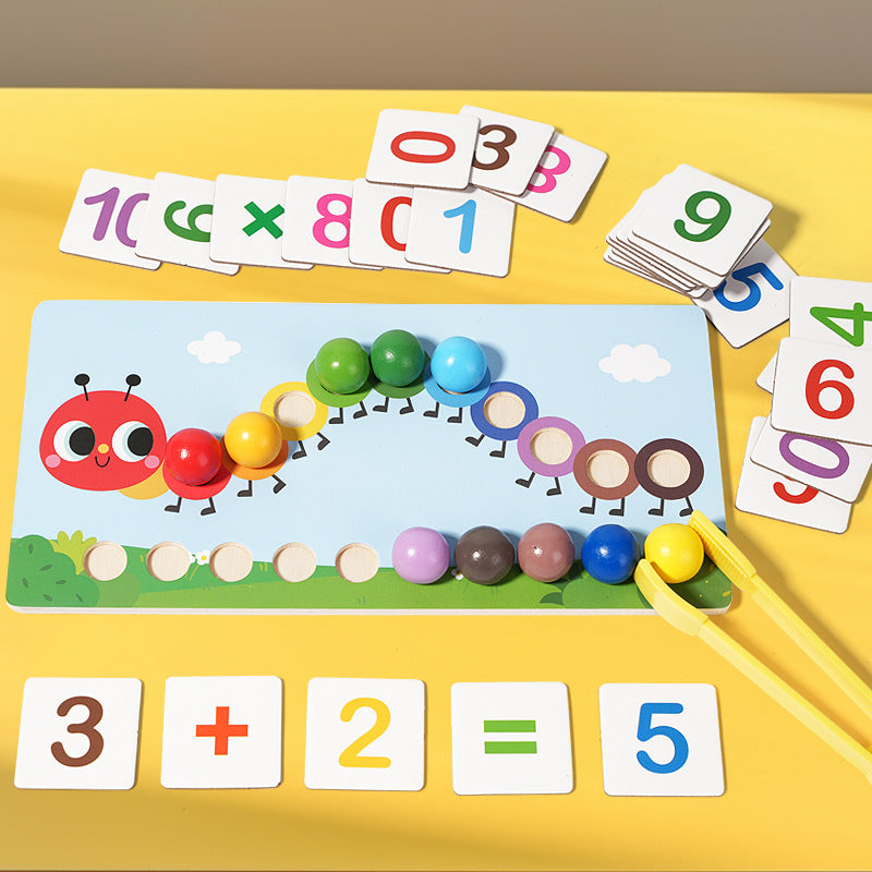 Wooden Counting Toy for Hands-On Early Math Learning
