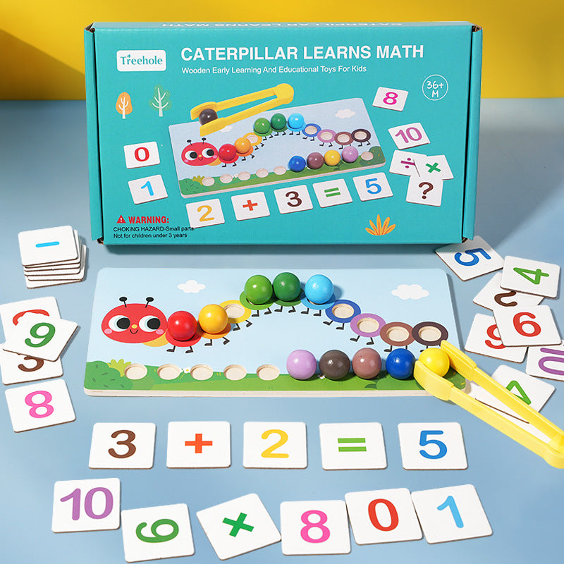Wooden Counting Toy for Hands-On Early Math Learning