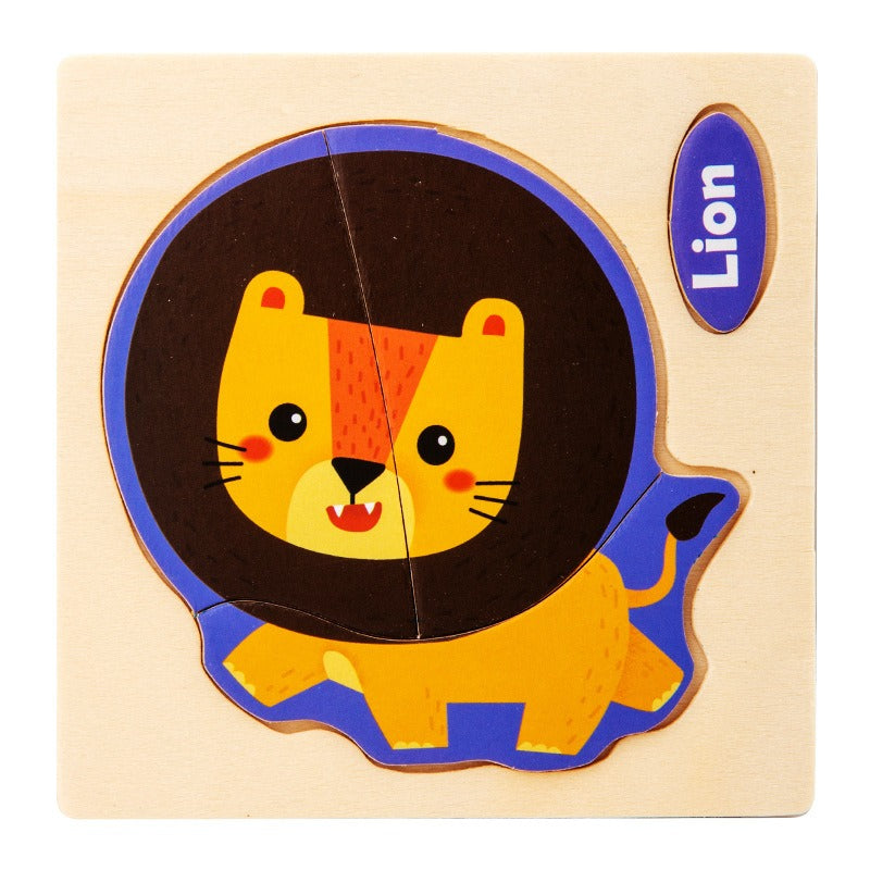 Wooden Matching Puzzles for Hands-On Early Learning