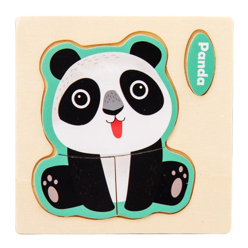 Wooden Matching Puzzles for Hands-On Early Learning