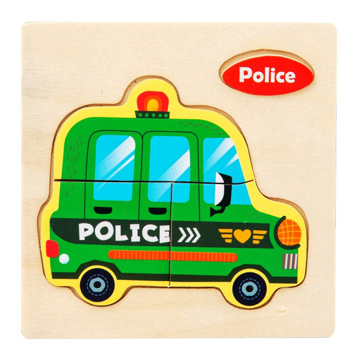 Wooden Matching Puzzles for Hands-On Early Learning