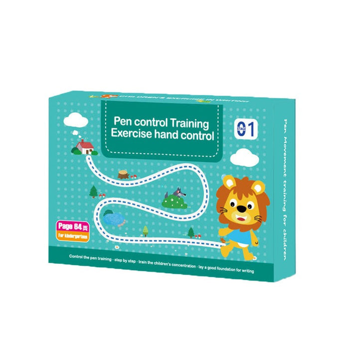 Reusable Tracing Workbook for Toddler Pen Control Practice