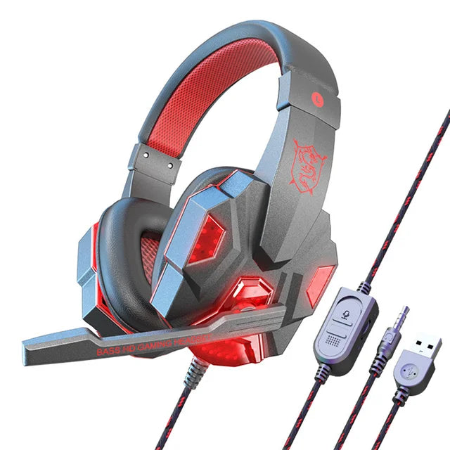 Wired Gaming Headset with 3D Surround Sound