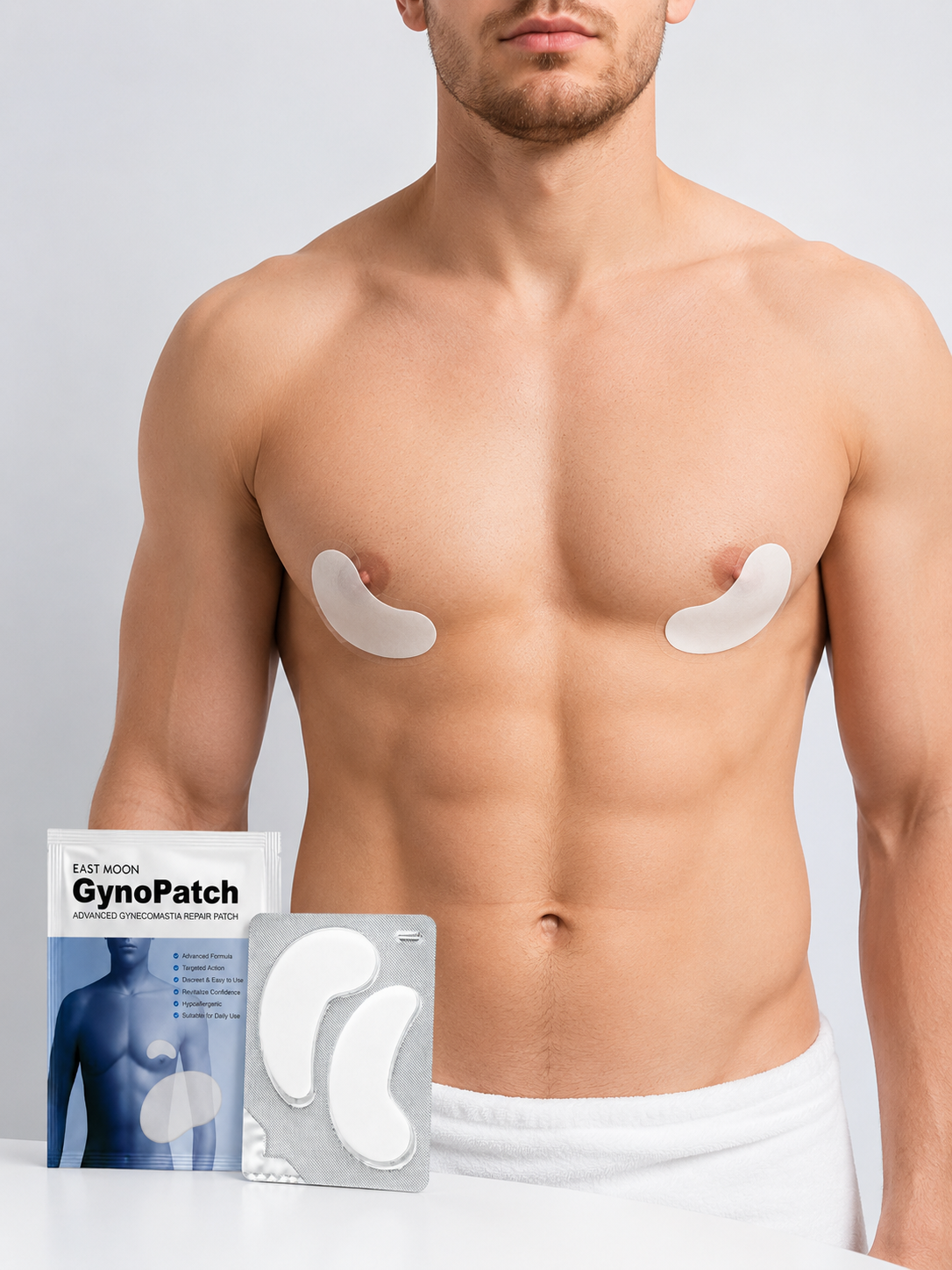 Men's Chest Firming Patch — Gynecomastia Reduction