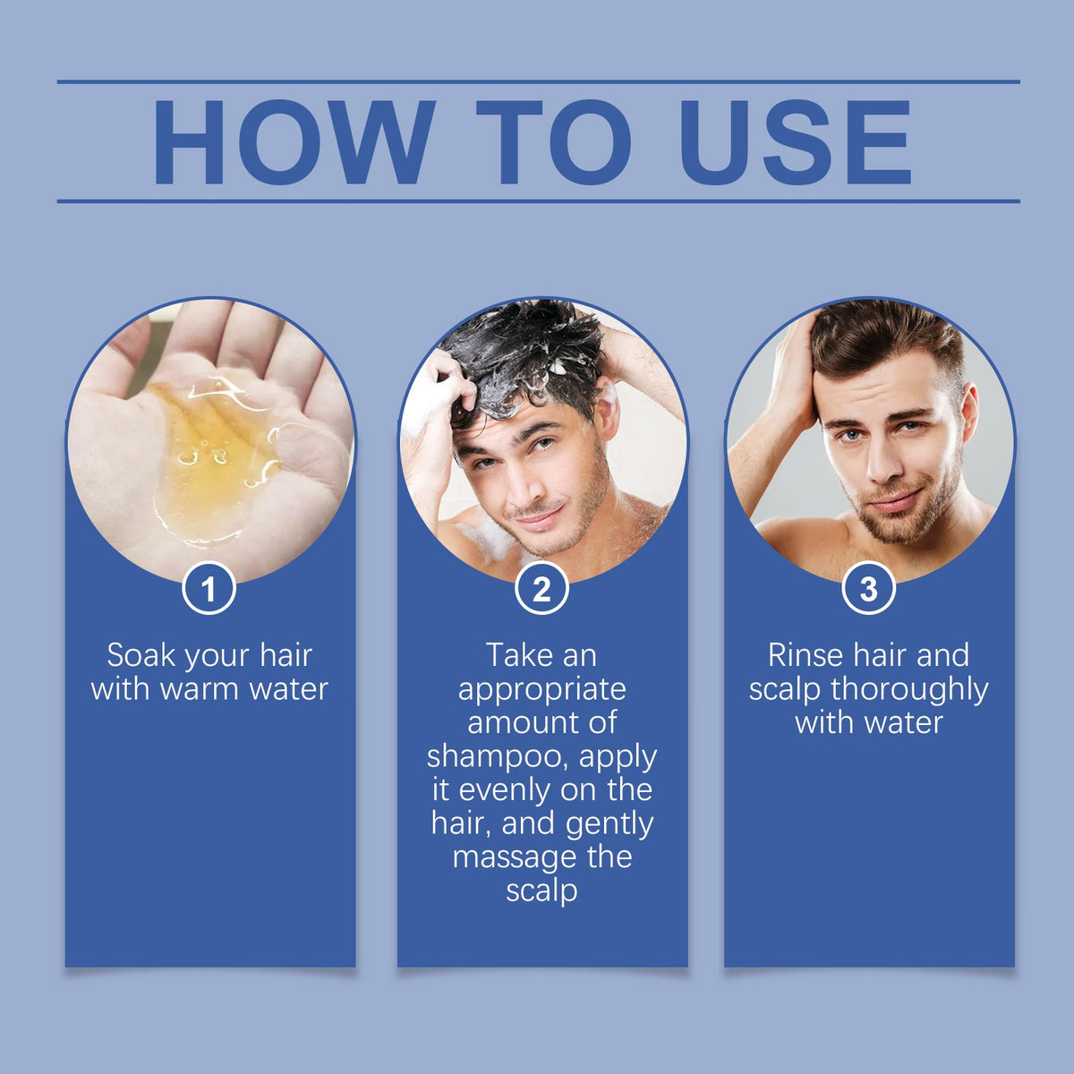 Men's Shampoo for Dry Scalp & Nourished Hair Roots
