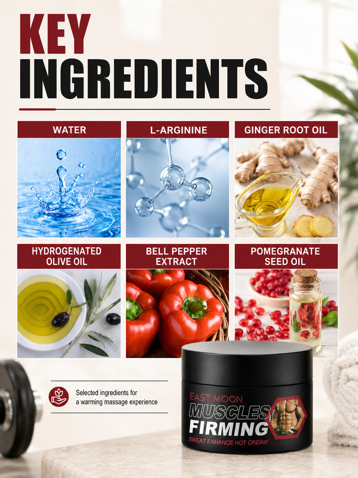 Muscle Firming Hot Cream — Thermogenic Sweat Enhancer 30g