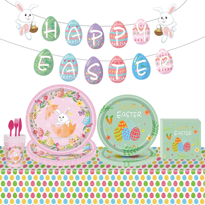 Easter Party Tableware Set for Easy Festive Hosting
