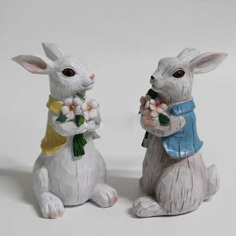 Easter Bunny Ornaments for Whimsical Spring Displays